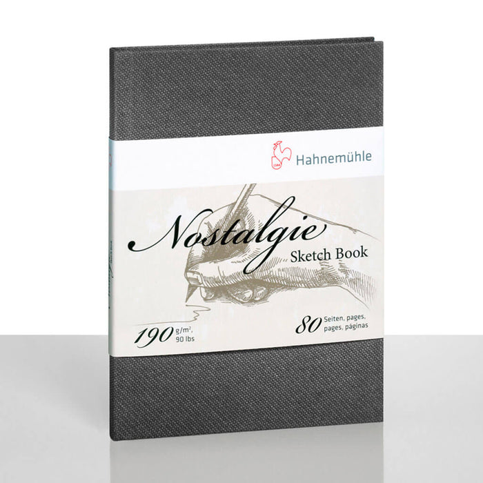 Hahnemuhle Nostalgie Sketch Book 190gsm A4 portrait, 40 Sheets/80pages