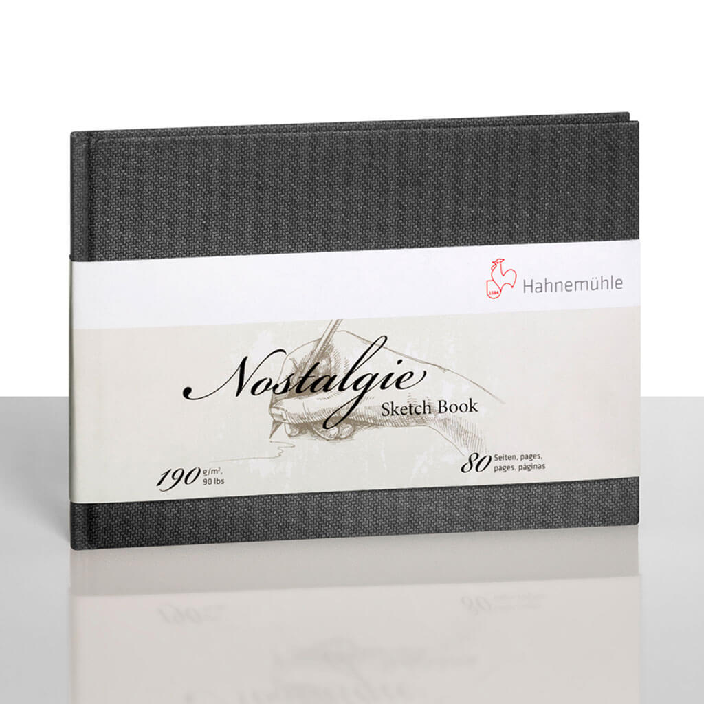 Hahnemuhle Nostalgie Sketch Book 190gsm A4 landscape, 40 Sheets/80pages