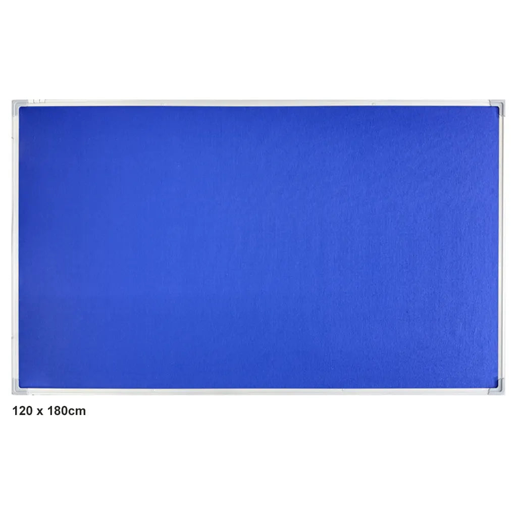 Felt Board 120x180cm Blue Sd/Deluxe