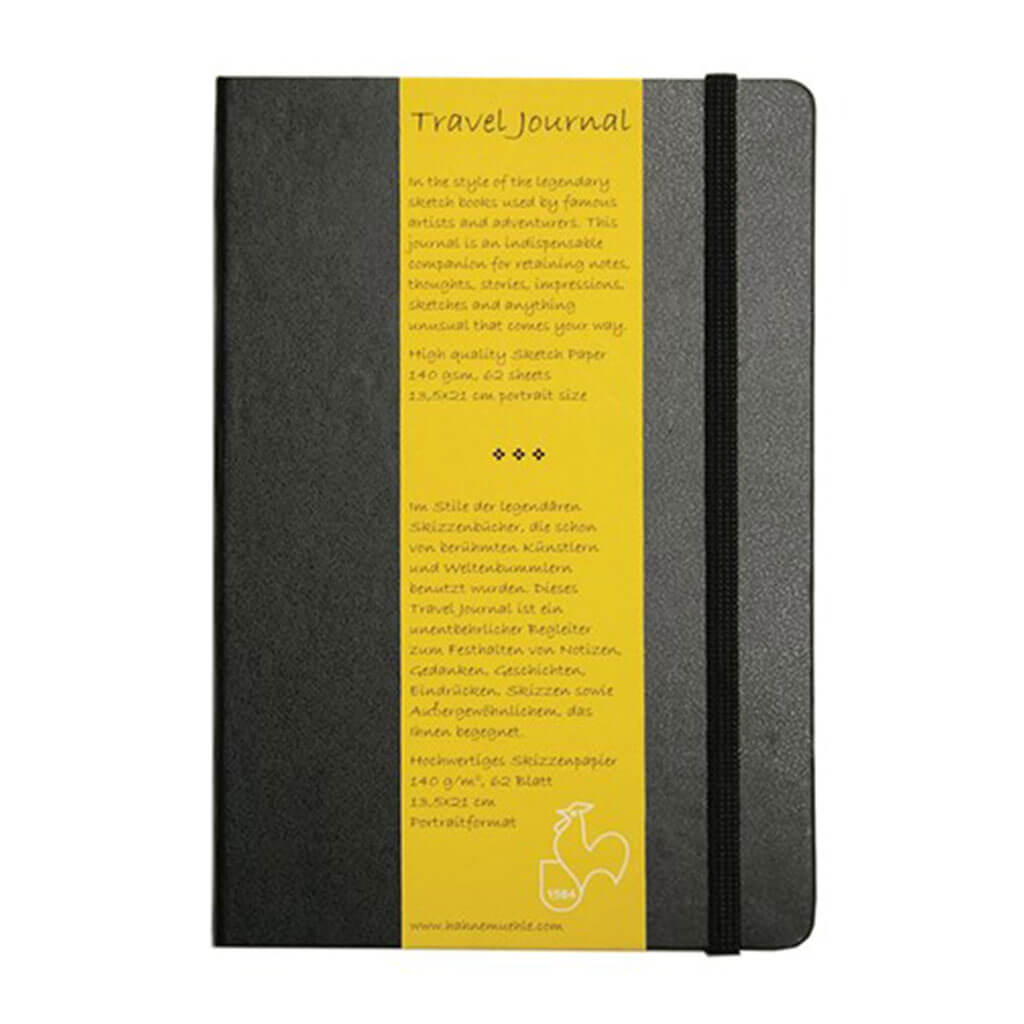 Travel Journal 2pk 9cm x 14cm Portrait, 62 and 124 Sheets