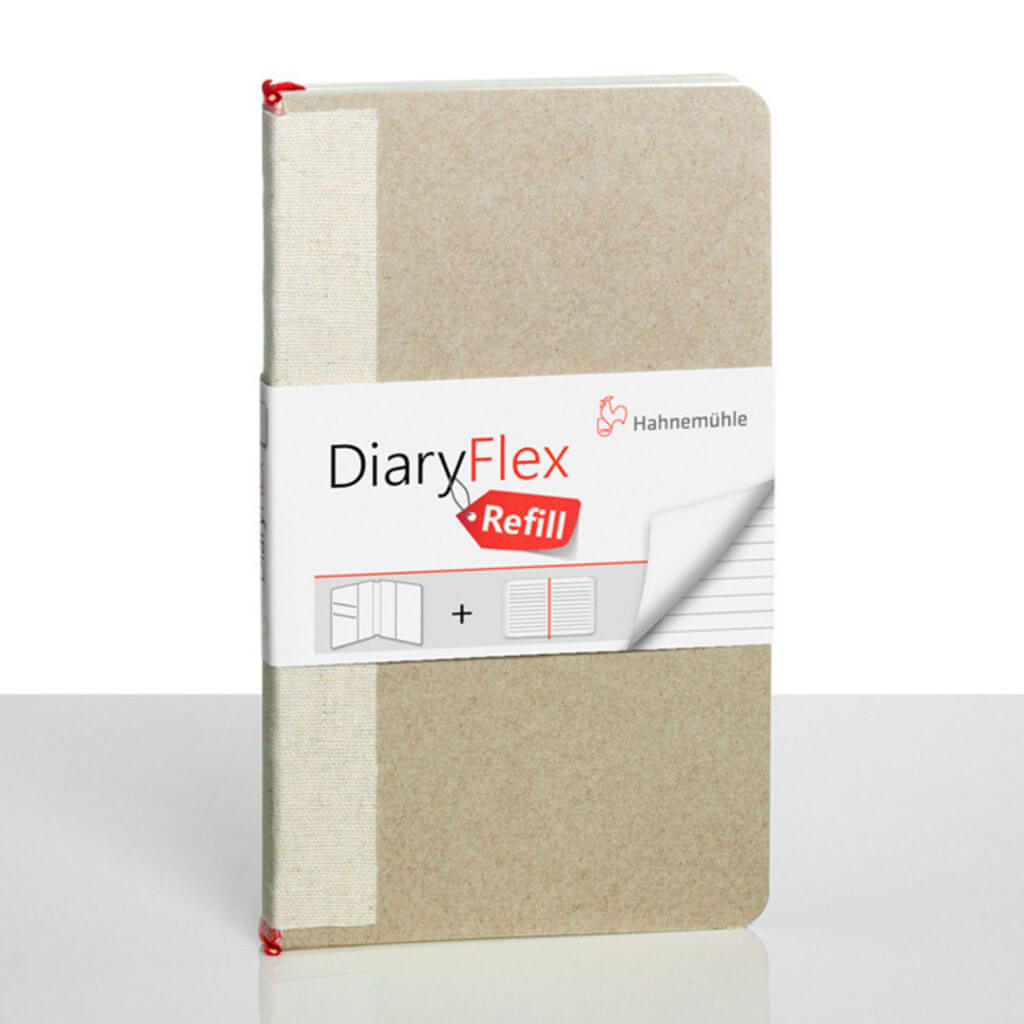 Diary Flex  Refill 18.2cm x 10.4cm Ruled, 80 Sheets