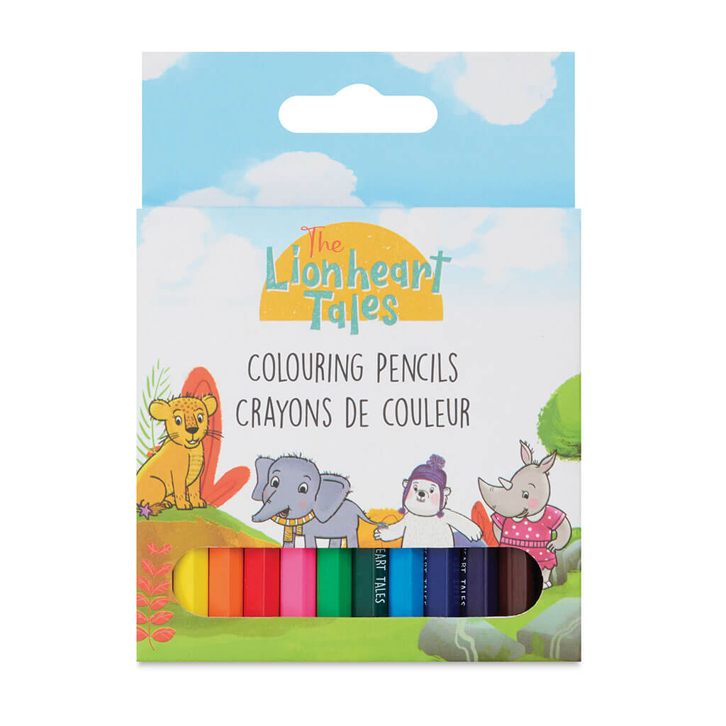 The Lionheart Tales Mini Colored Pencils Set of 12