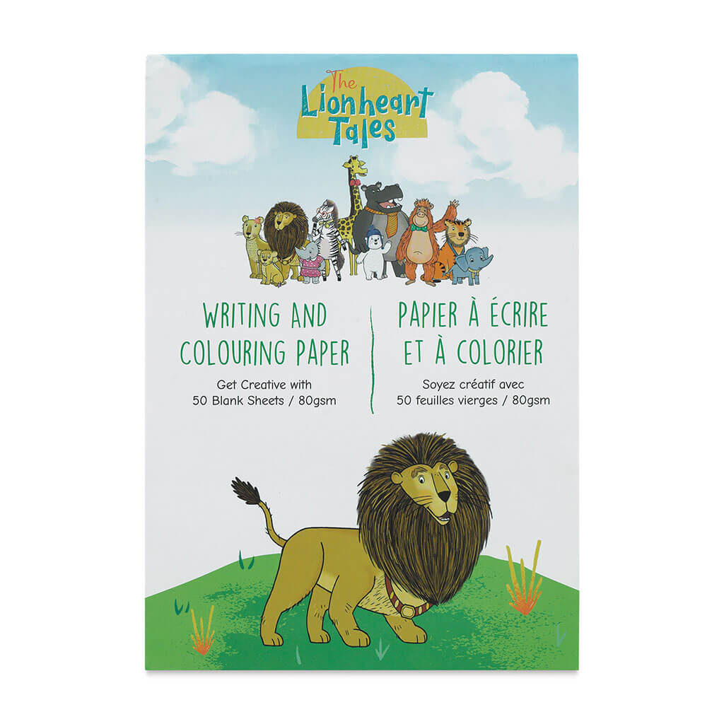 The Lionheart Tales Paper Pad 8-1/4in x 11-3/4in, 50 Sheets