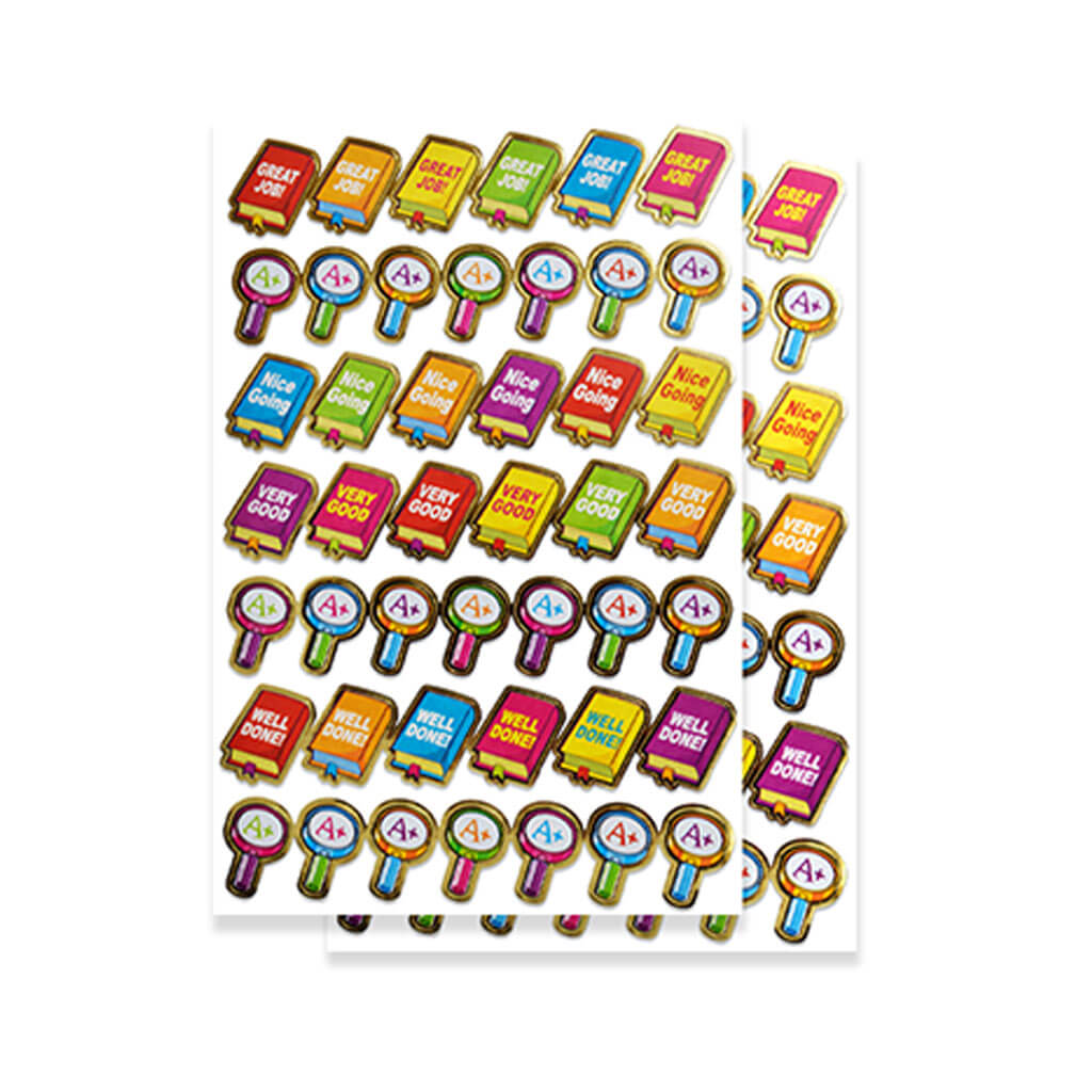 Crafter's Schoolhouse: 5.5in x 8.25in Motivational Stickers 2ct