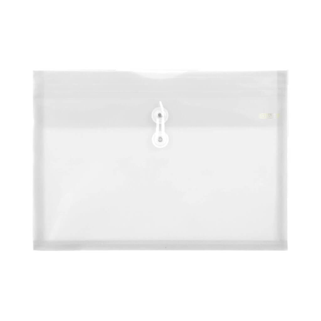 Clear Side Loading Letter Size String Envelope