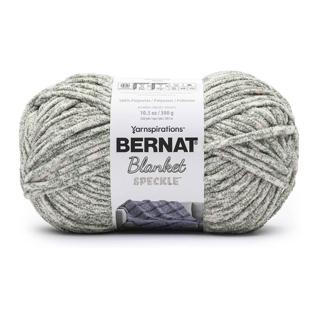 Bernat Blanket Speckle Yarn, Winter Leaf