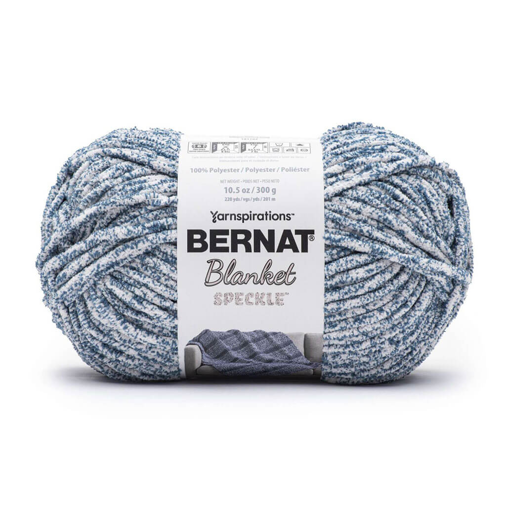 Bernat Blanket Speckle Yarn, Squall