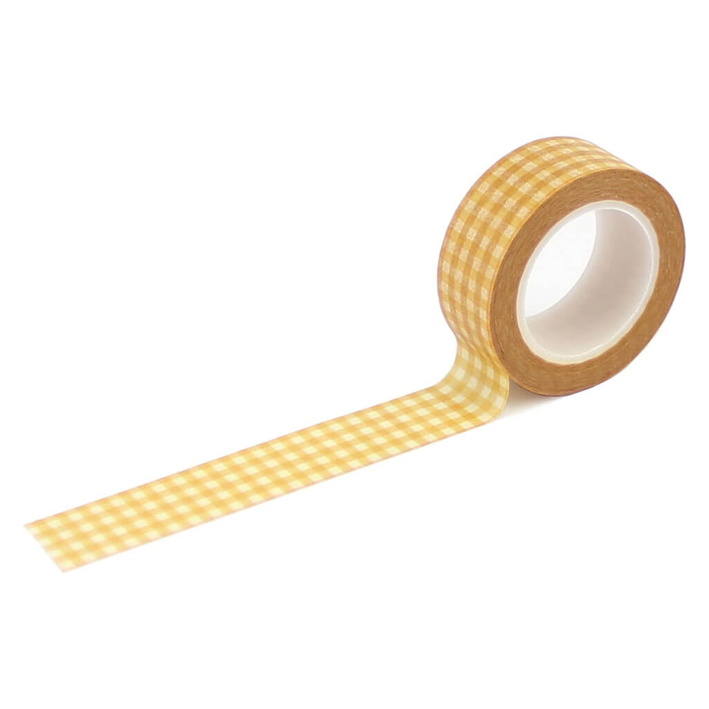 Winnie The Pooh Washi Tape 30' Golden Honey Gingham