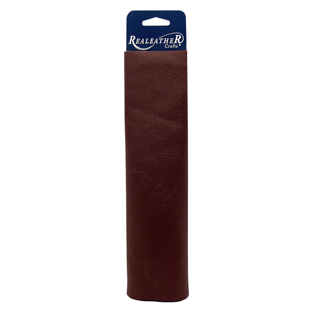 Realeather Crafts Premium Leather Trim 8.5in x 11in, Oxblood