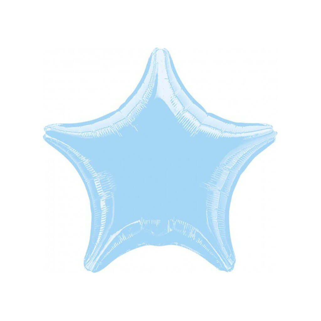 Star Baby Blue Foil Balloon, 18in