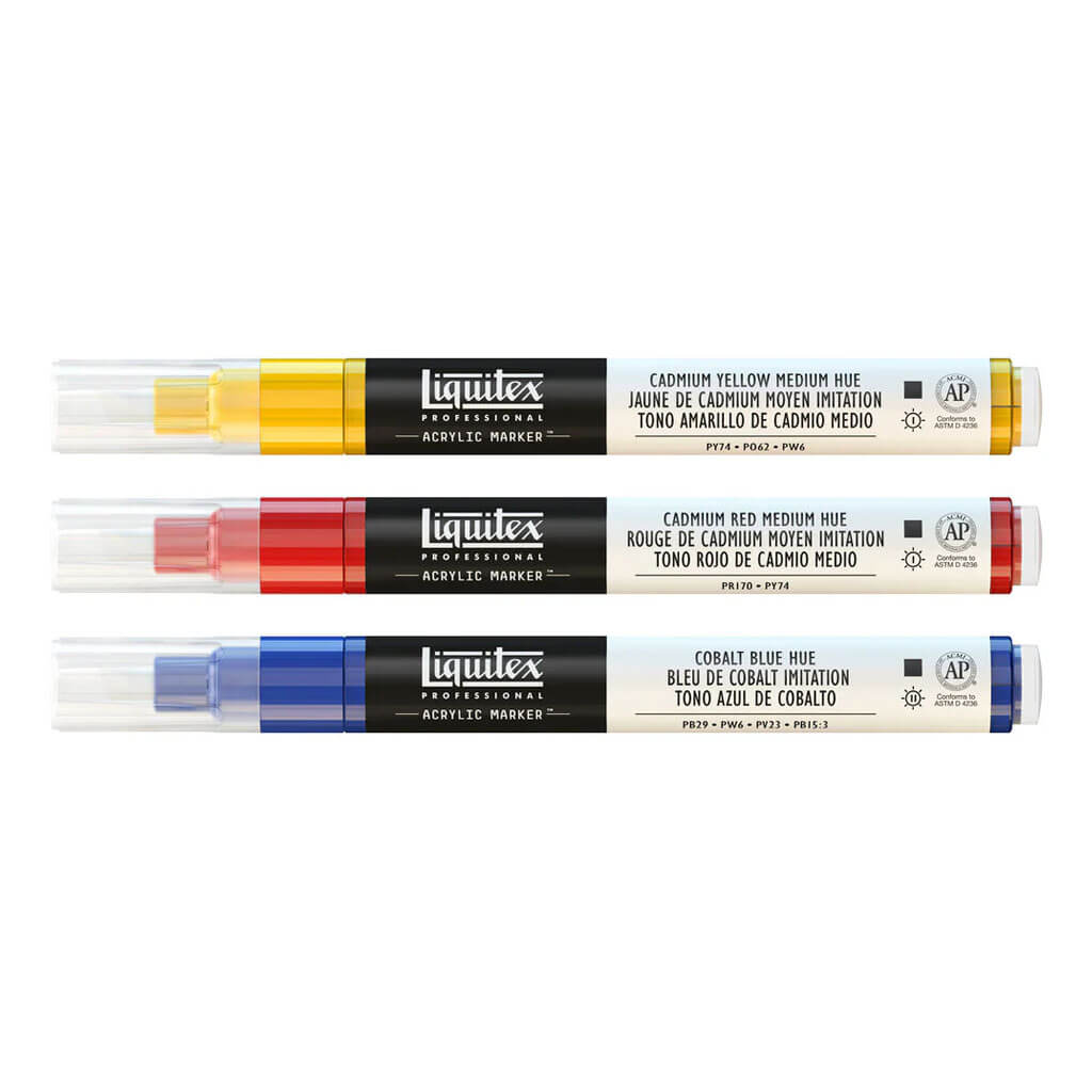 Acrylic Marker Set of 3 2mm
