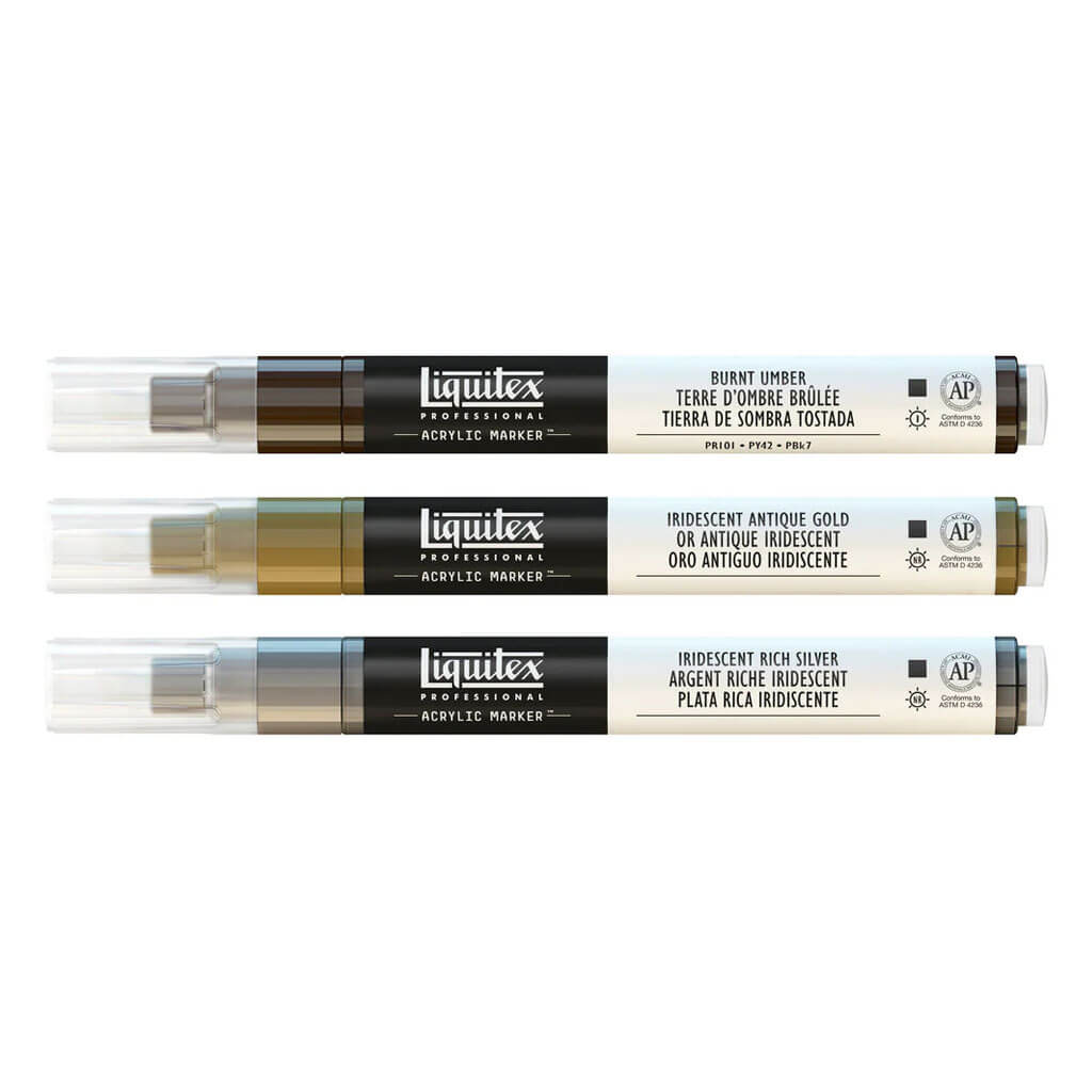 Acrylic Marker Set of 3 2mm