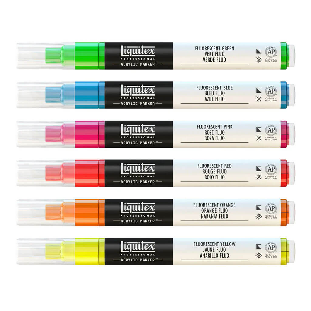 Acrylic Marker Set 6 x 2mm