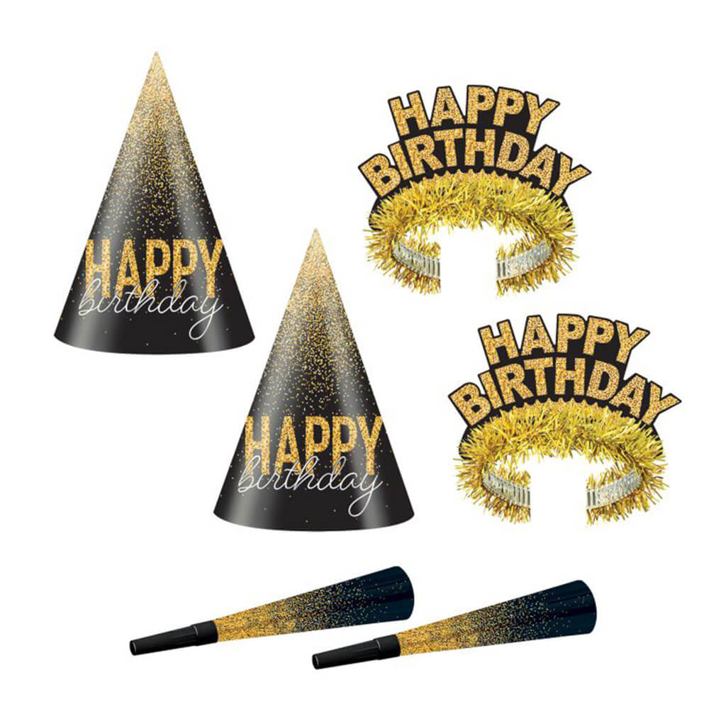 Silver &amp; Gold Birthday Party Box