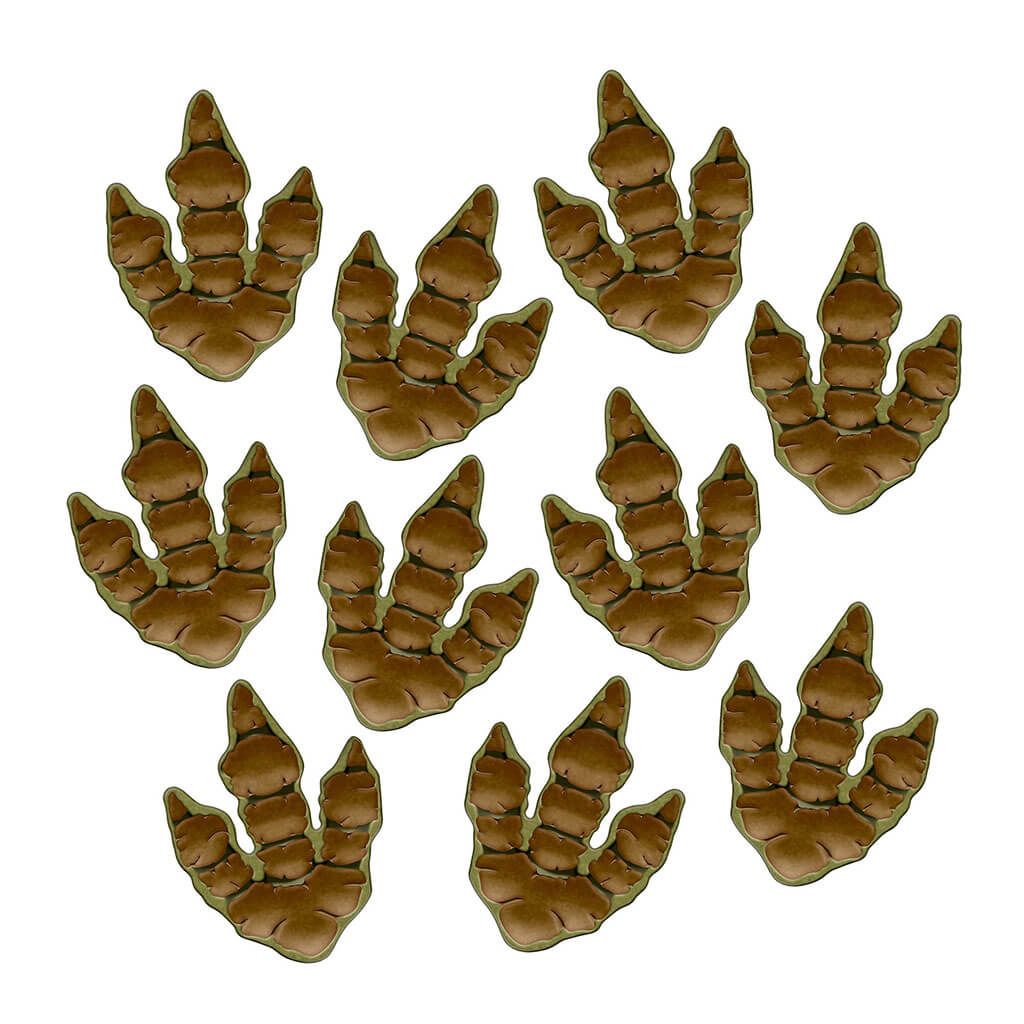 Dinosaur Tracks Peel 'N Place, 12in x 17in