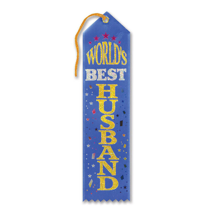 World's Best Husband Award Ribbon