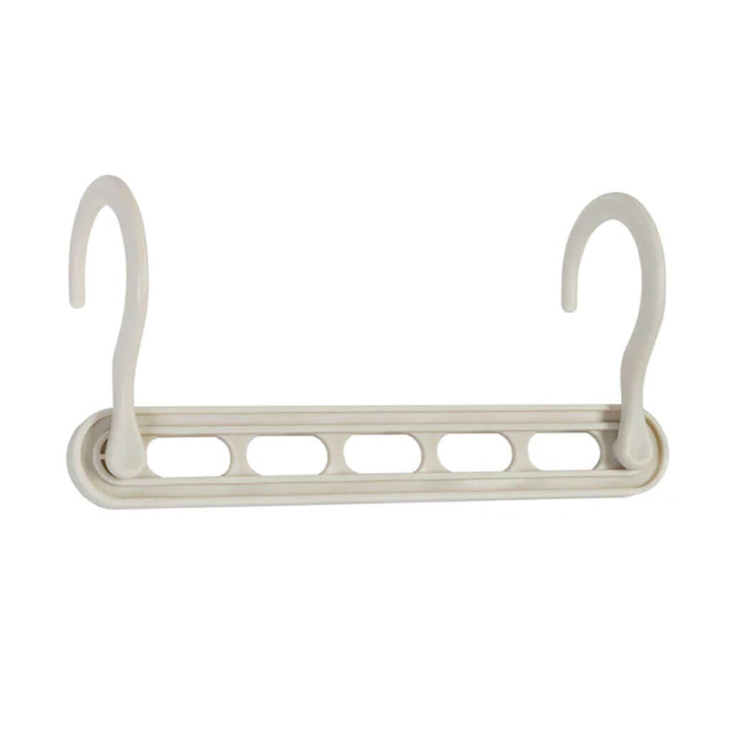 Honey Can Do White Plastic Cascading Collapsible Hangers (20-Pack)