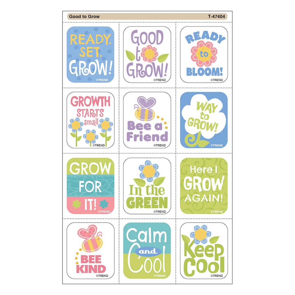 Good to Grow Tear &amp; Share Stickers