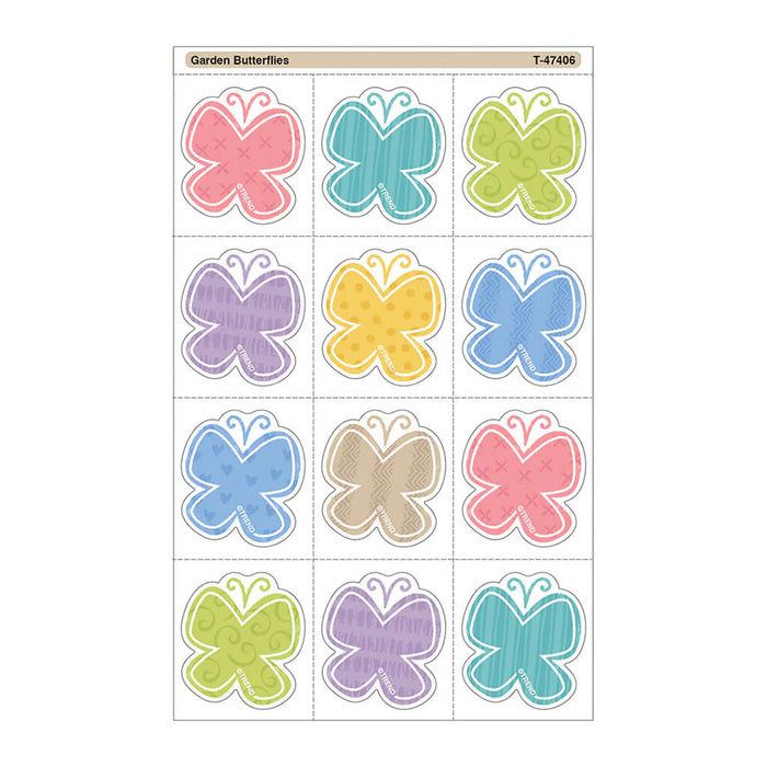 Garden Butterflies Tear & Share Stickers