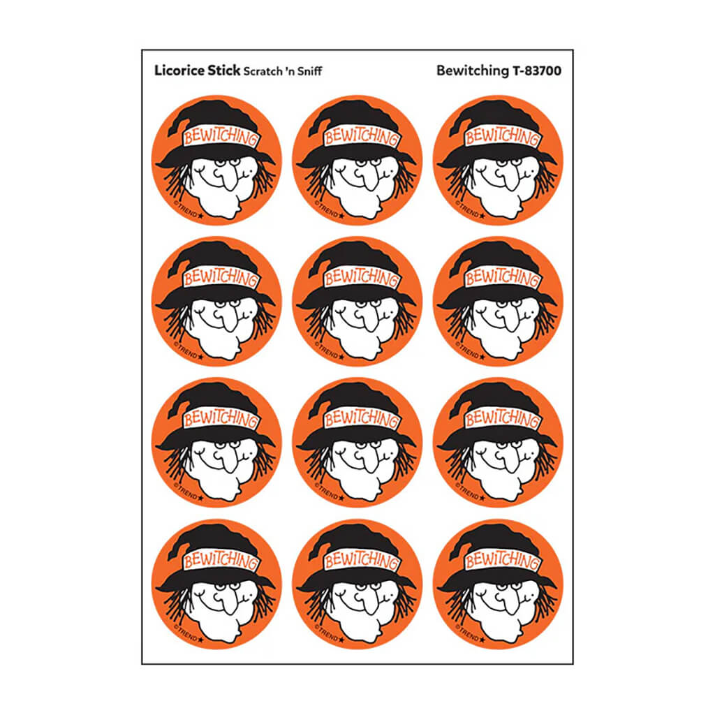 Bewitching/Licorice Stick scent Retro Stinky Stickers
