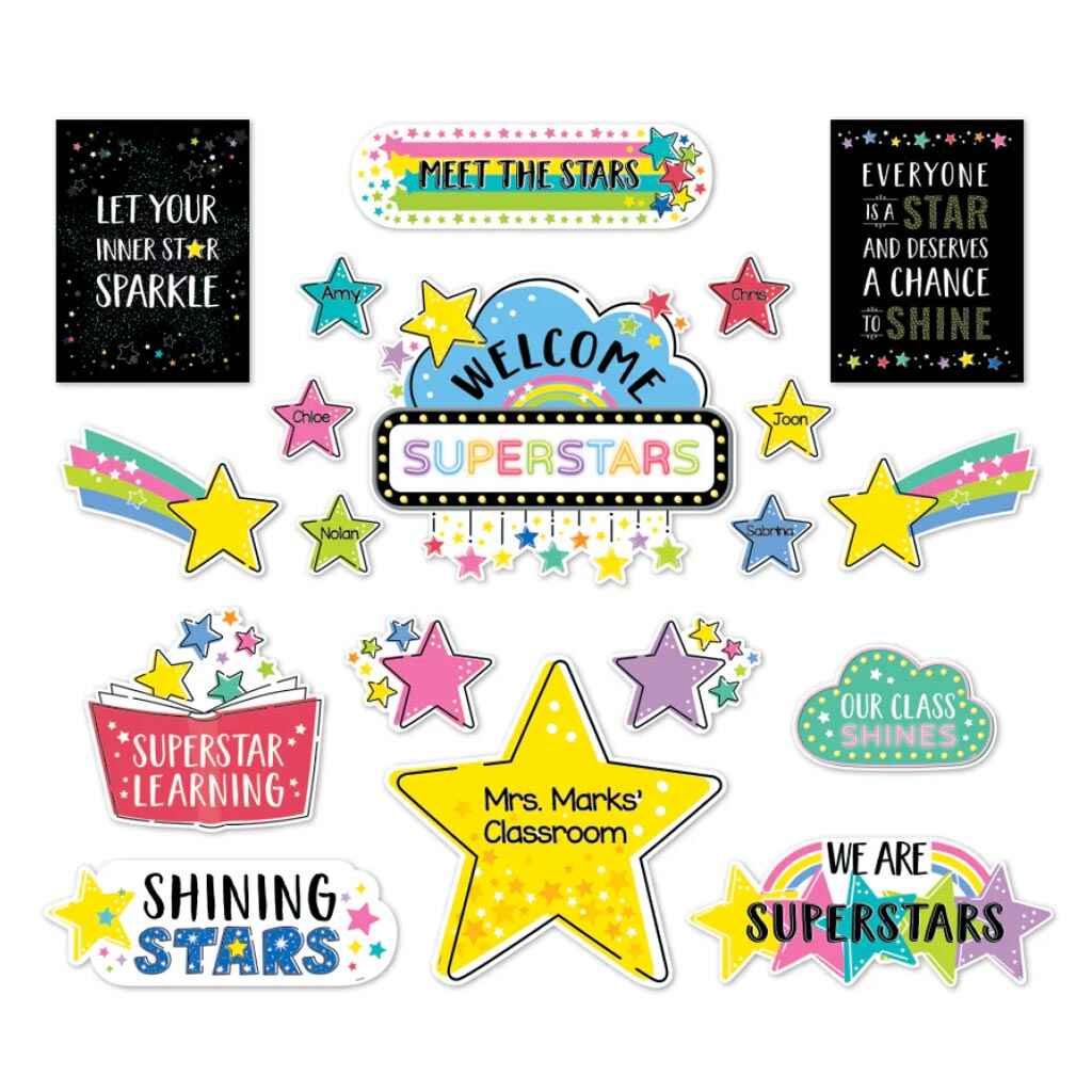 Star Bright Shine Bright Bulletin Board