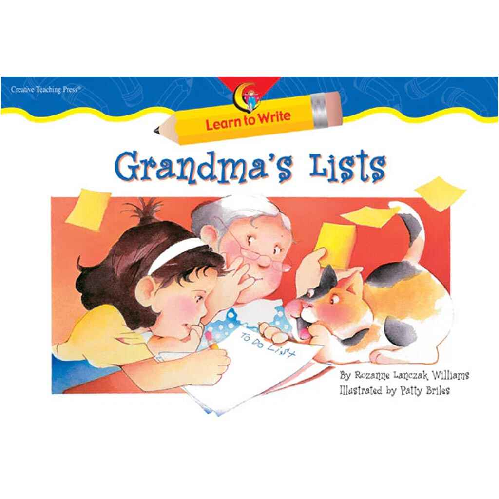 Grandma's Lists, Learn To Write Readers