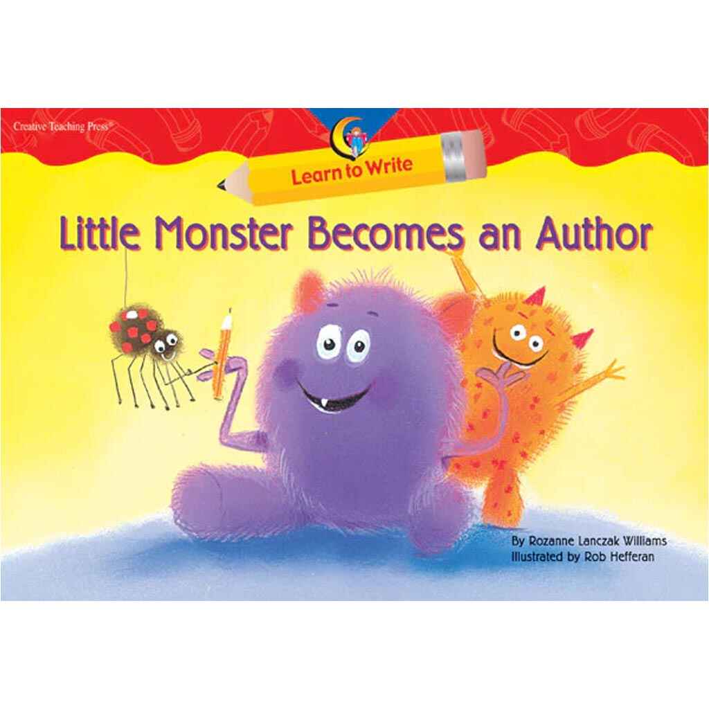 Little Monster Becomes An Author, Learn To Write Readers