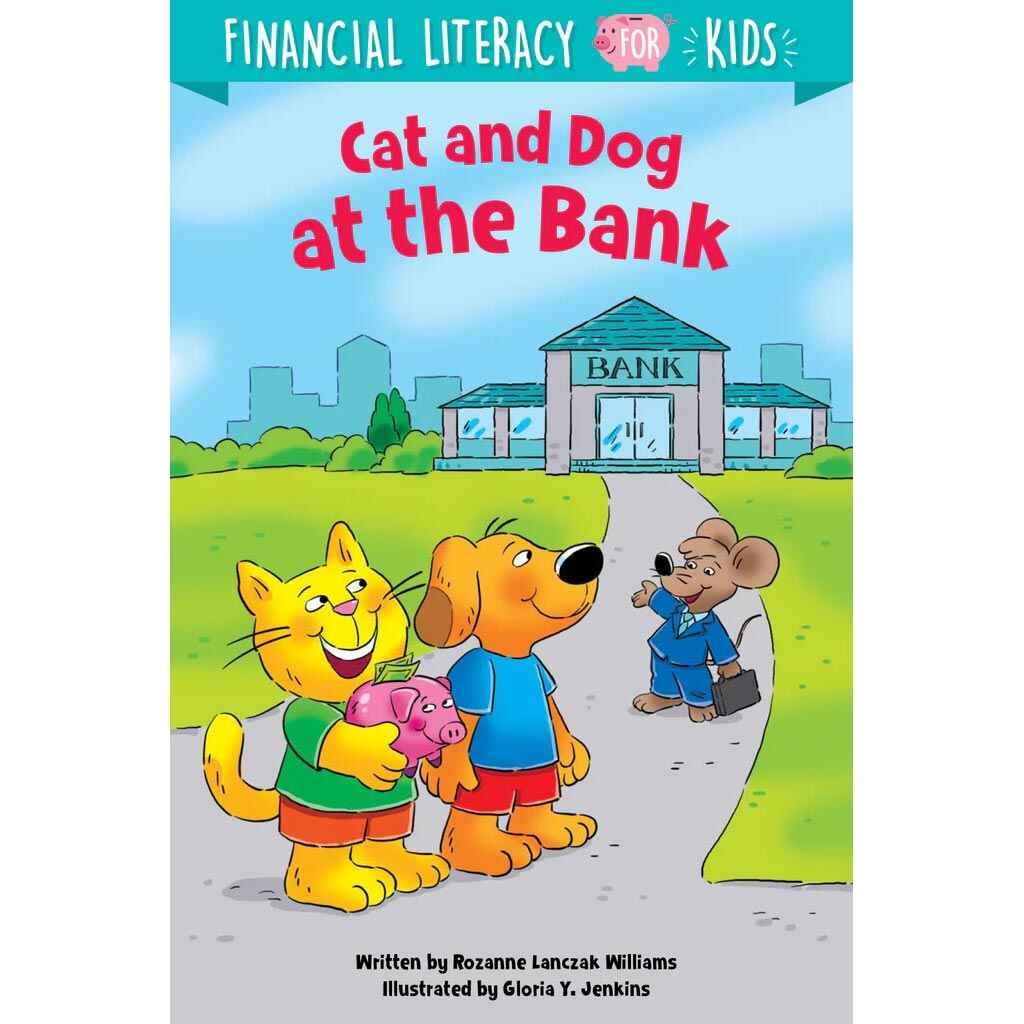 Cat and Dog At The Bank