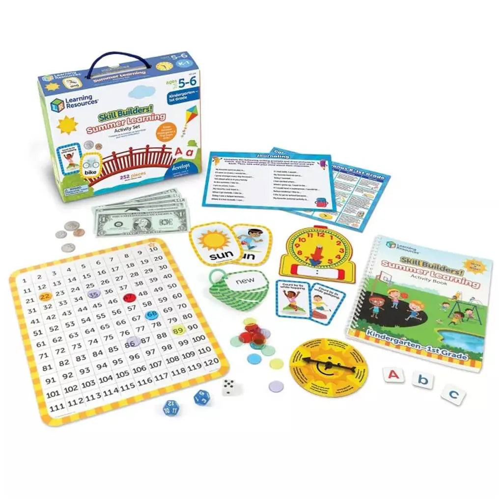 Skill Builders Summer Learning Activity Set - K to 1st