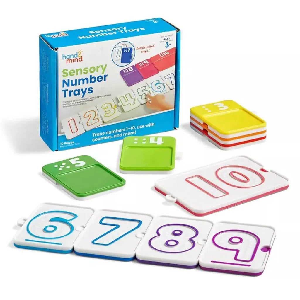 Sensory Number Trays