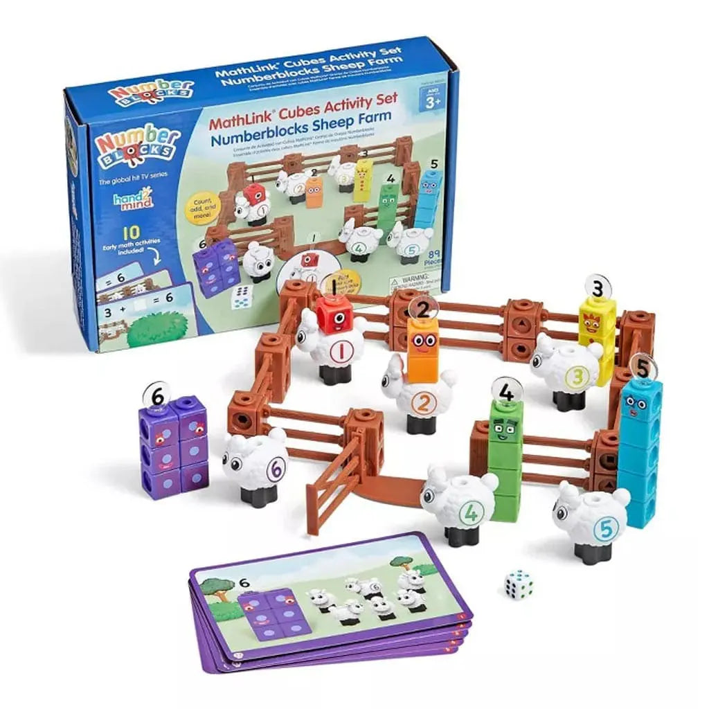 MathLink Cubes Numberblocks Sheep Farm Activity Set