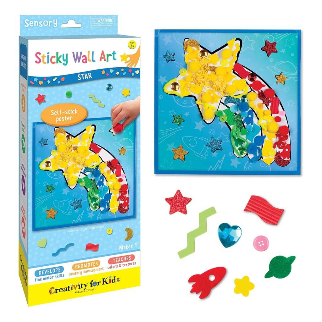 Sticky Wall Art Star