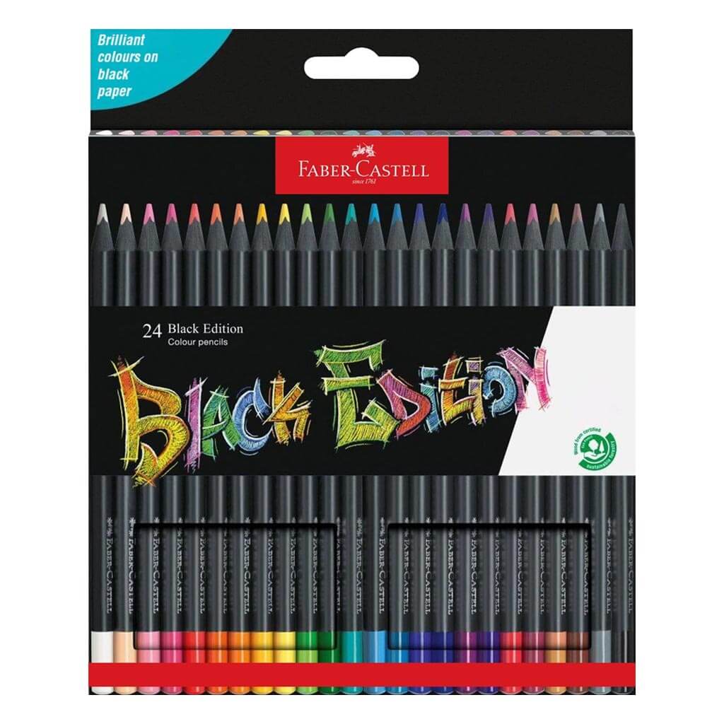 Color Pencils Black Edition 24ct, Box