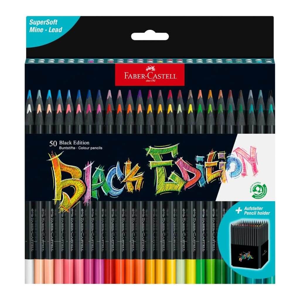 Color Pencils Black Edition 50ct, Box