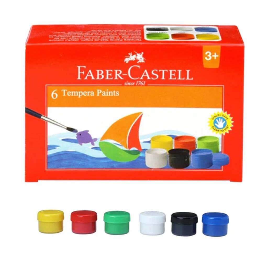 Tempera Paints 10ml, 6ct