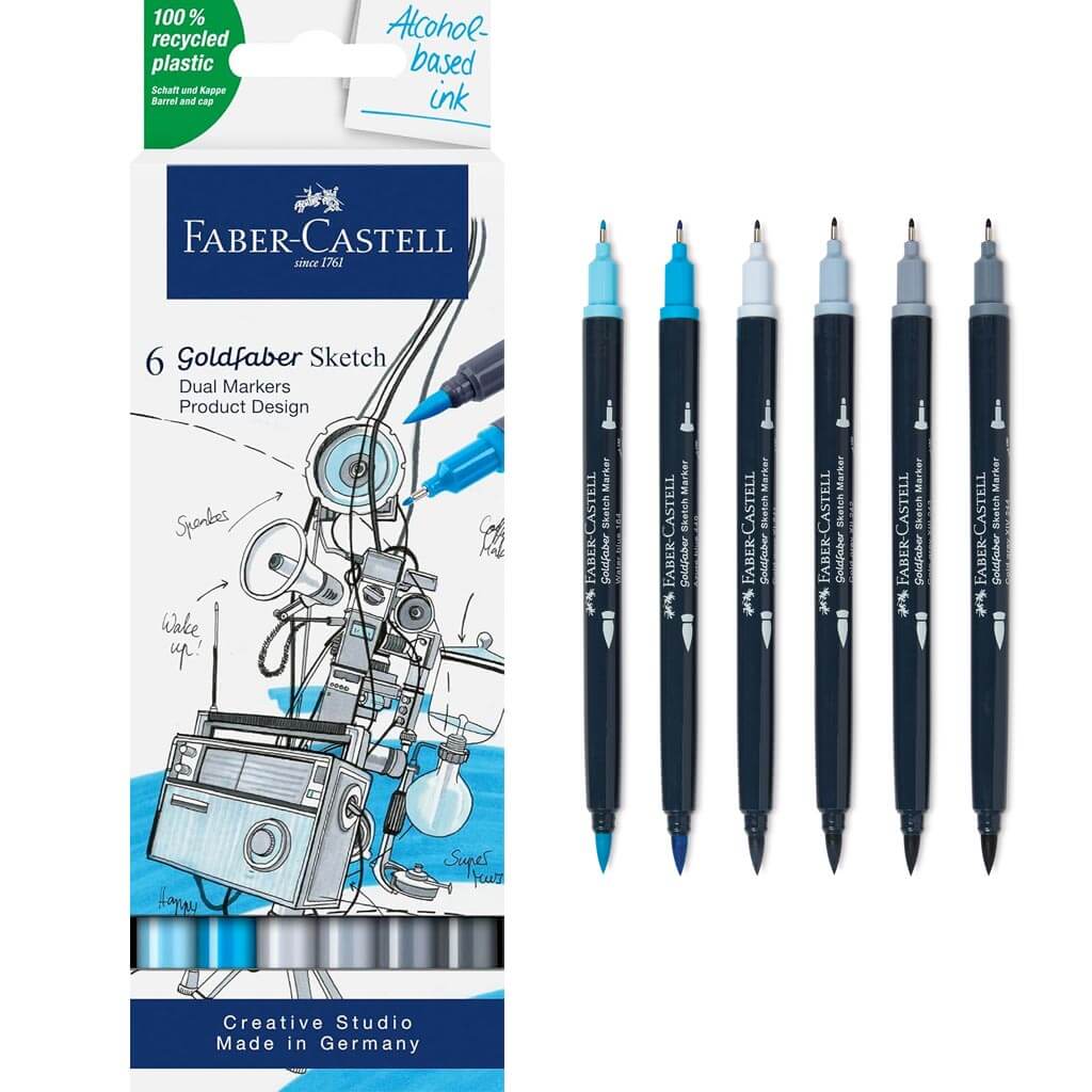 Goldfaber Sketch Marker 6ct, Product Design