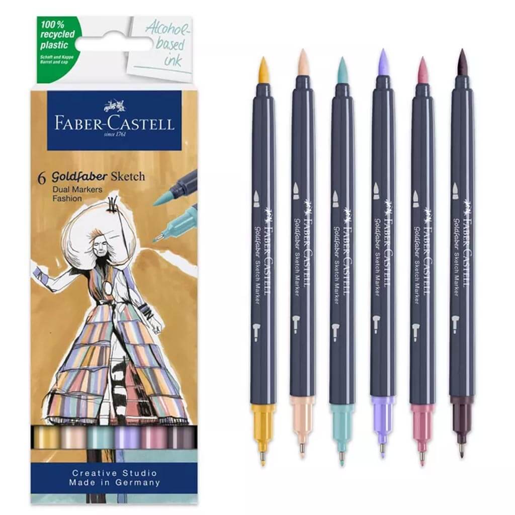 Goldfaber Sketch Marker 6ct, Fashion