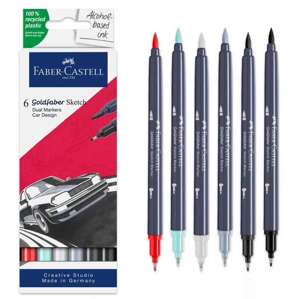 Goldfaber Sketch Marker 6ct, Car Design