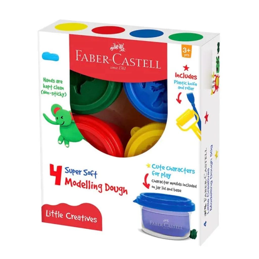 Little Creatives Modelling Dough 50gm, 4ct