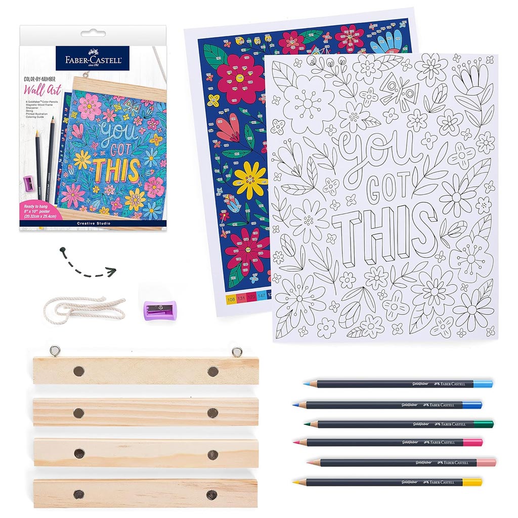 Color By Number Wall Art You Got This