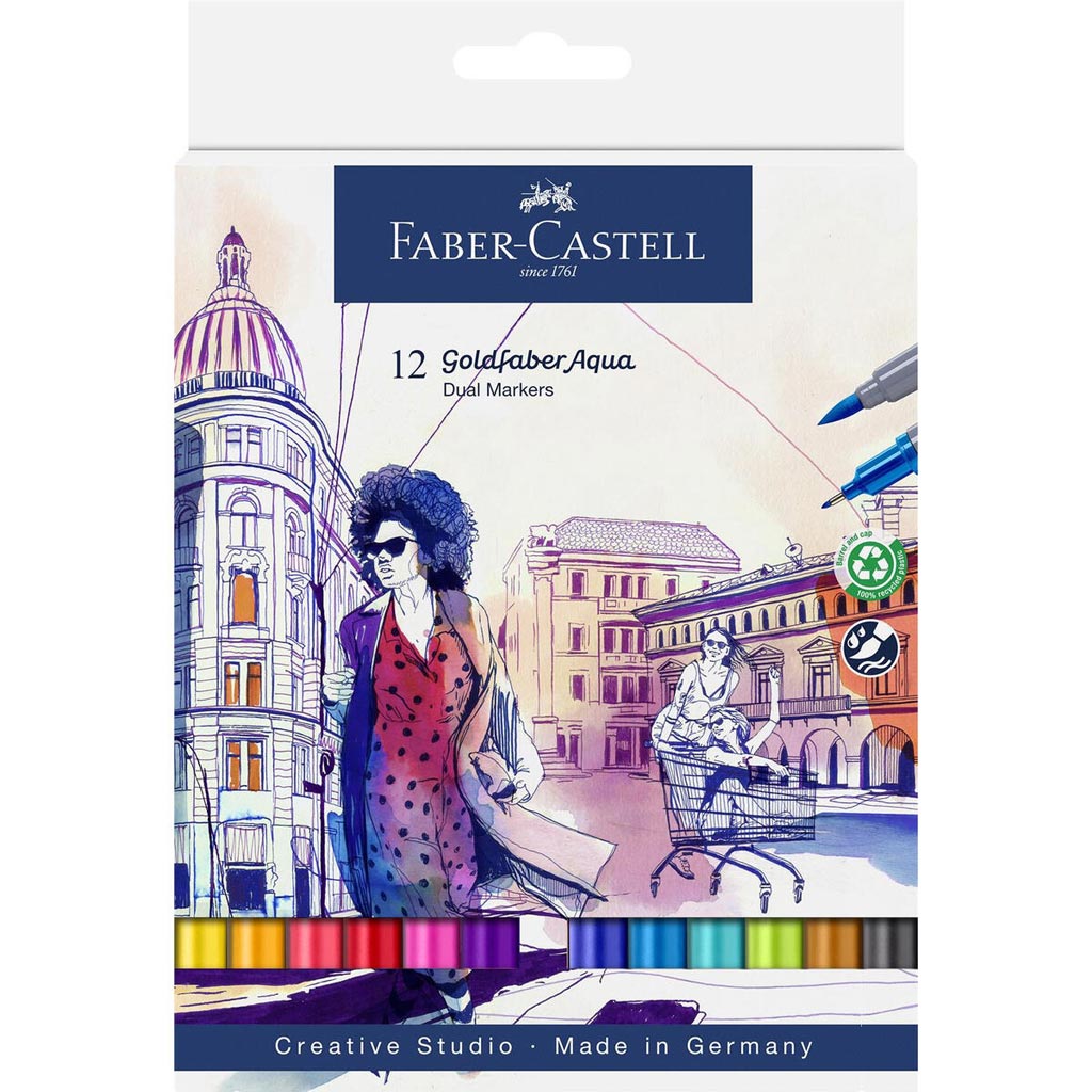 Goldfaber Dual Watercolor Marker 12ct