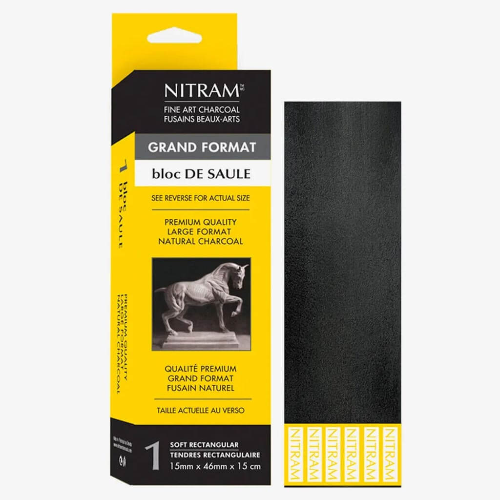 Nitram Art Beaux Arts Fusains Extra Soft Charcoal