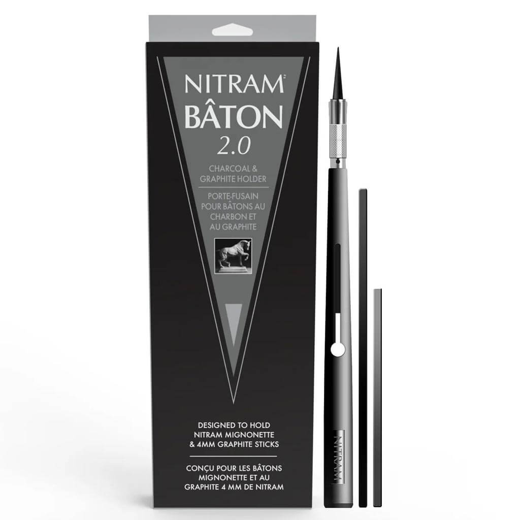 Nitram Baton &amp; Mignonettes (Baton Refills), 1 Mignonette &amp; 1 Graphite Stick