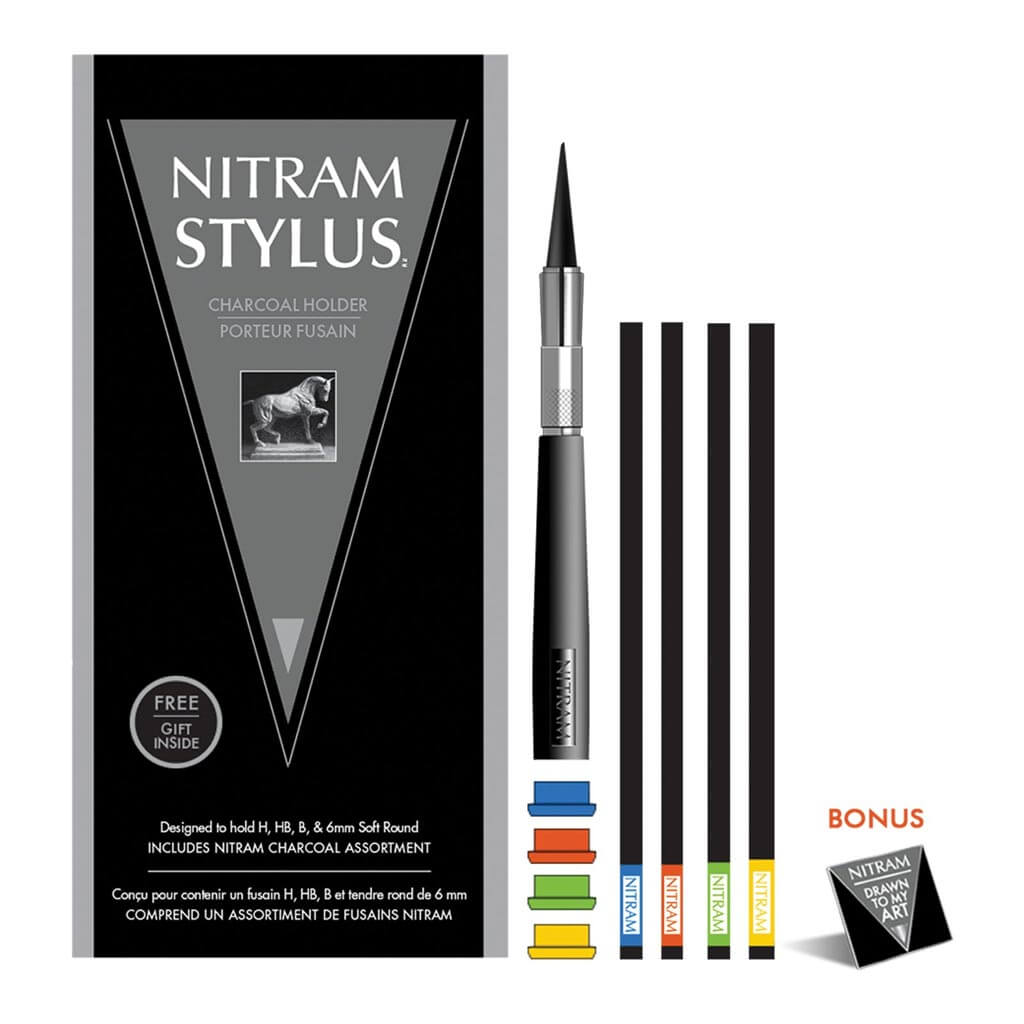 Nitram Stylus Set, Charcoal Stylus Set