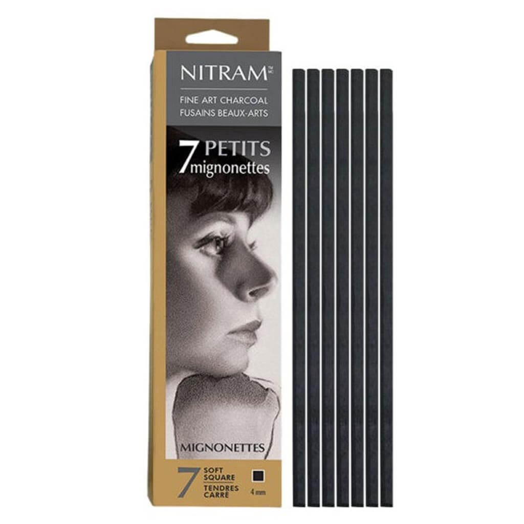Baton Refill Charcoal Xsoft 4mm 7/Pk