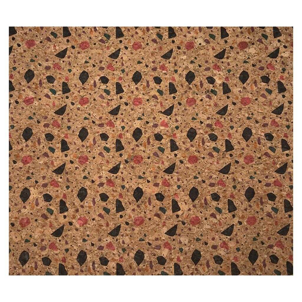 Natural Geometric Cork Sheets 18in x 15in, 3Pc Pk