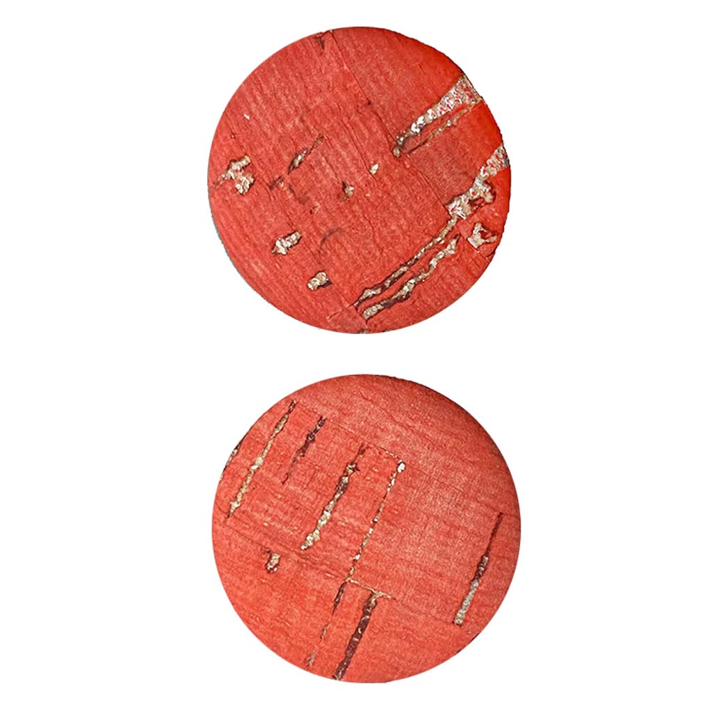 Cork Button 1in, Red 2Pcs