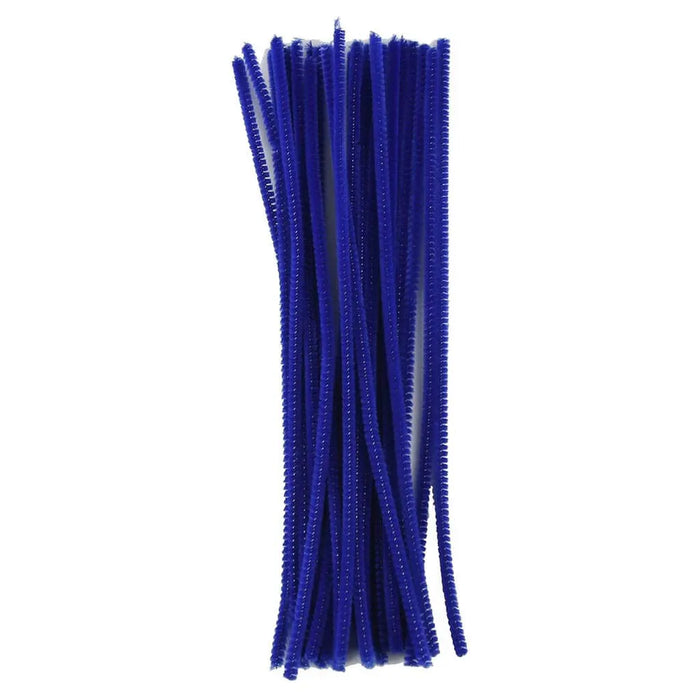 Touch of Nature 6mm x 12in Royal Blue Chenille Stem, 25pcs