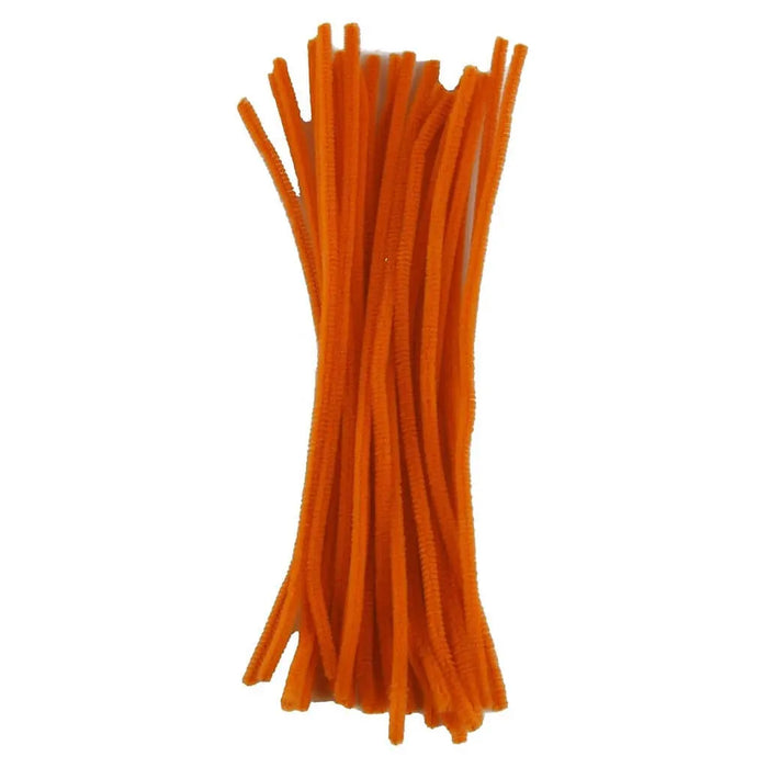 Touch of Nature 6mm x 12in Orange Chenille Stem, 25pcs