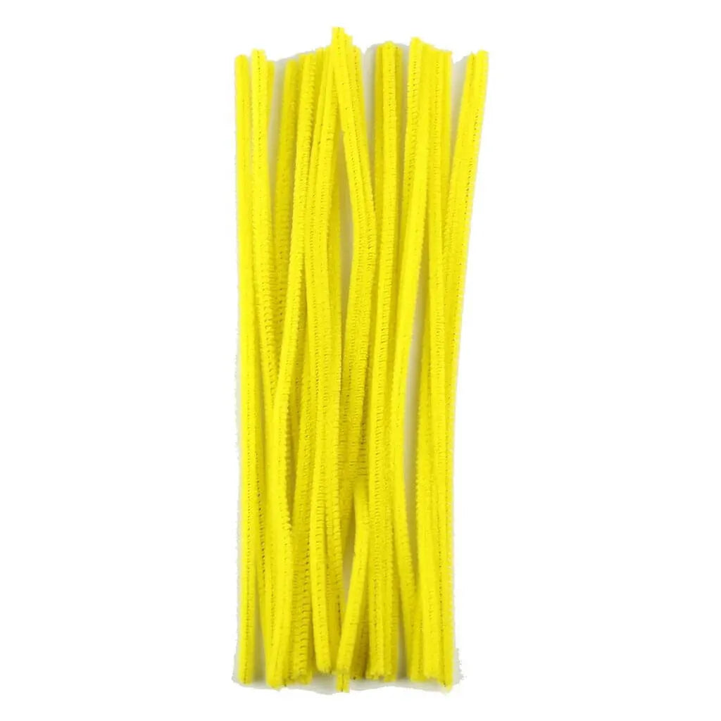 Touch of Nature 6mm x 12in Yellow Chenille Stem, 25pcs